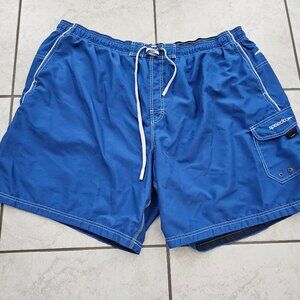 LIKE NEW Blue Speedo 4X Men's Swim Shorts